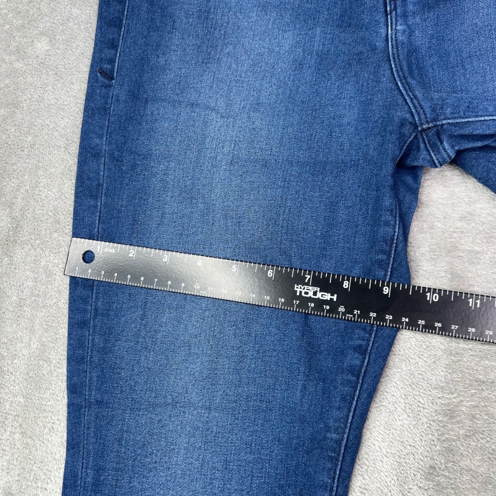 Good American Good Legs Skinny Jeans Womens 10 Blue Dark Wash Stretch High Rise - Picture 8 of 13
